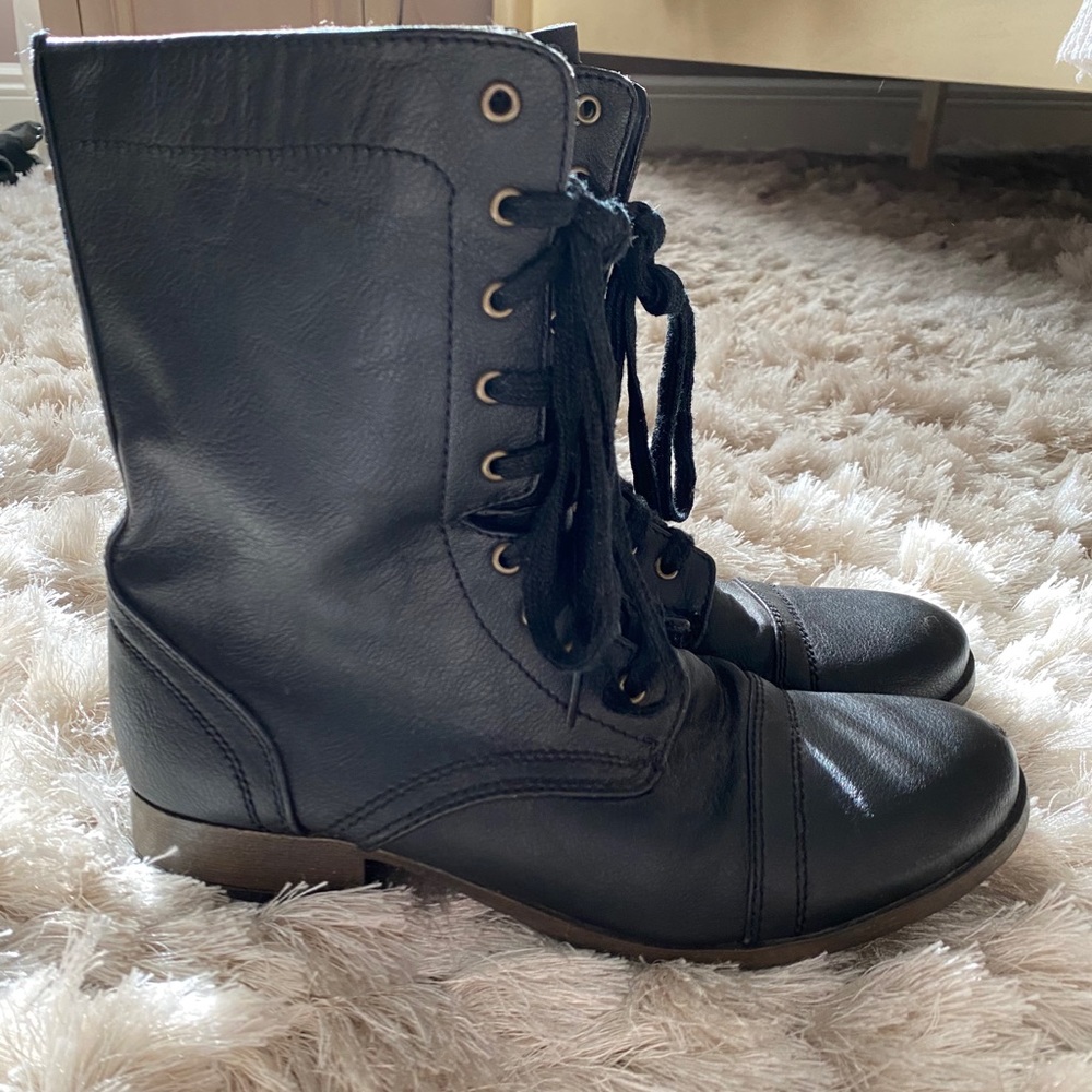 Black Combat Boots